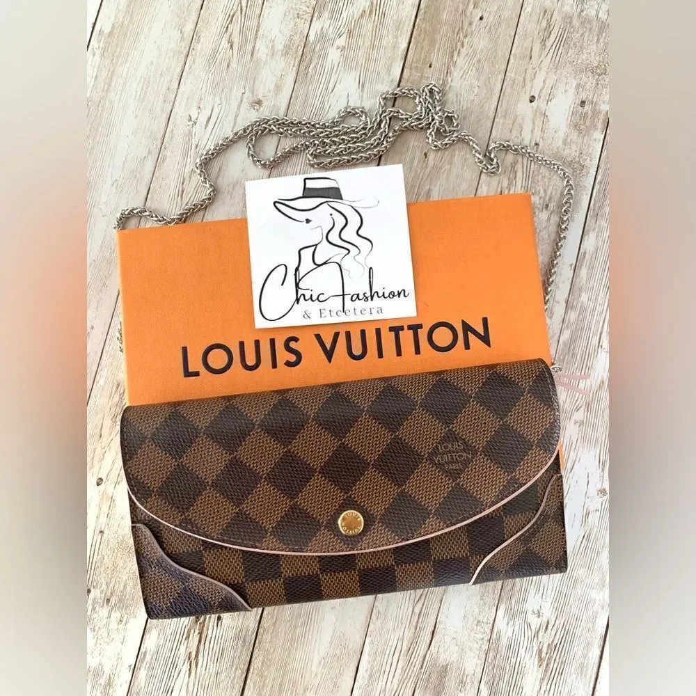🌺RARE🌺 Louis Vuitton Damier Ebene Caissa Wallet (CA3168)